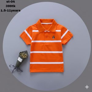 Premium Pique cotton polo for boys st-04