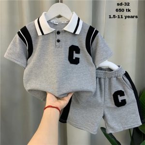 2 Pieces Combo - T Shirt And Pant Set  sd-32