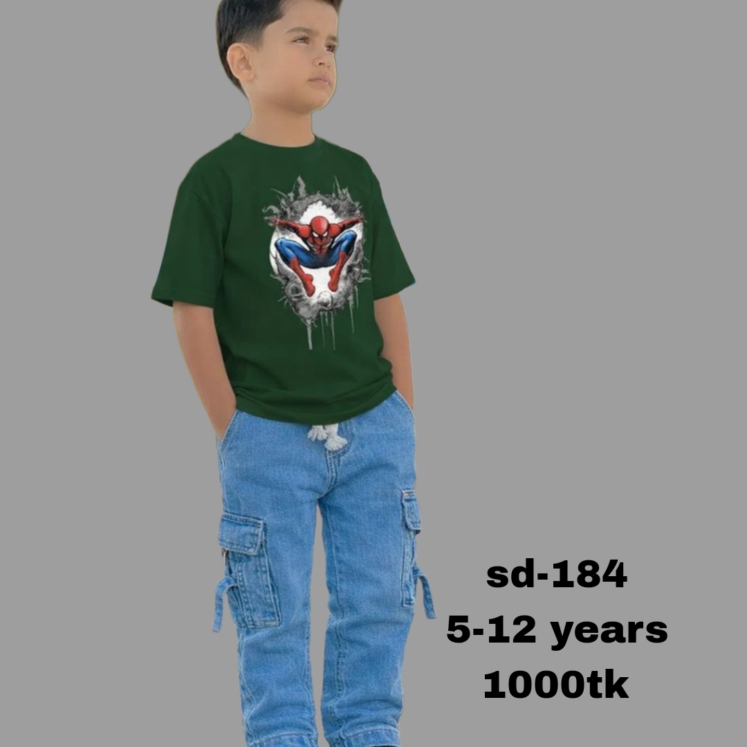 Exclusive 6 pocket denim pant & t-shirt sd-184